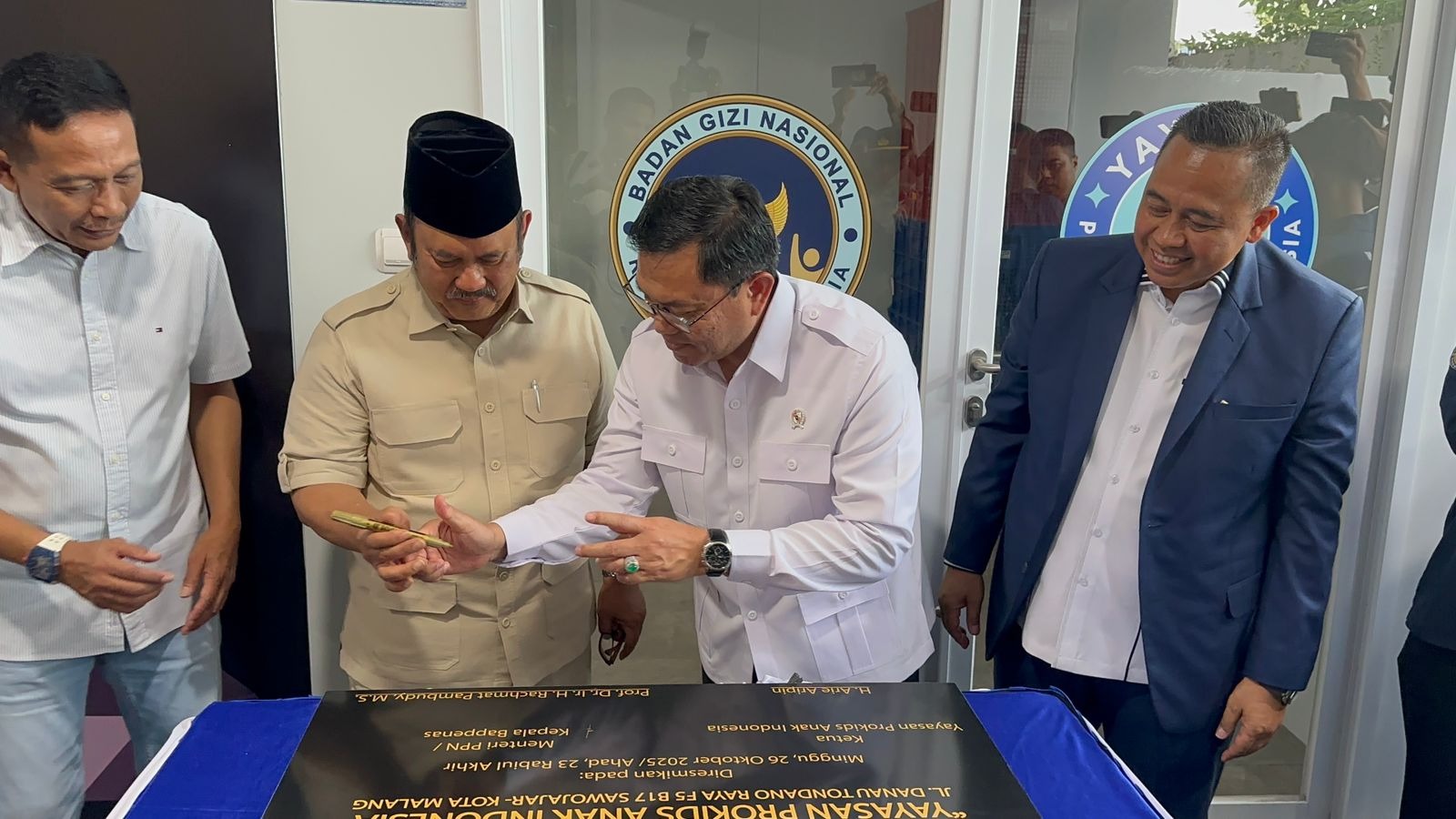 Wakil Kepala Badan Gizi Nasional Mukomuko (BGN Mukomuko) meninjau Satuan Pelayanan Pemenuhan Gizi (SPPG) Yayasan Prokids Anak Indonesia 
